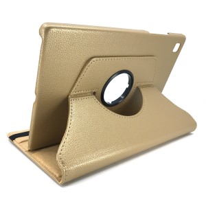Nettech Samsung Galaxy Tab A7 SM-T500 10.4 inç Uyumlu 360 Kapaklı Kılıf (Gold) NT-84147