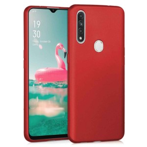 Nettech Oppo A31 Uyumlu Nano Arka Koruma Kılıf (Kırmızı) NT-84187