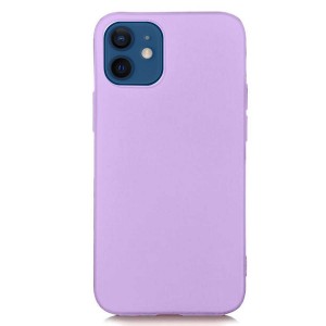 Nettech Apple iPhone 12 Mini Uyumlu Suide Arka Koruma Kılıf (Mor) NT-83701