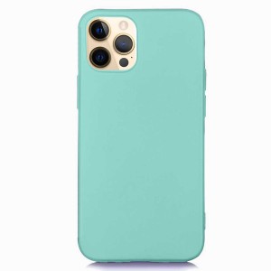 Nettech Apple iPhone 12 Pro Uyumlu Suide Arka Koruma Kılıf (Su Yeşili) NT-83692