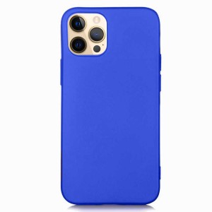 Nettech Apple iPhone 12 Pro Max Uyumlu Suide Arka Koruma Kılıf (Mavi) NT-83688