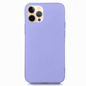 Nettech Apple iPhone 12 Pro Max Uyumlu Suide Arka Koruma Kılıf (Lila) NT-83683