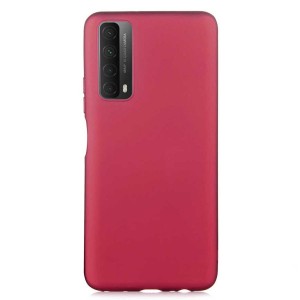 Nettech Huawei P Smart 2021 Uyumlu Suide Arka Koruma Kılıf (Bordo) NT-83681