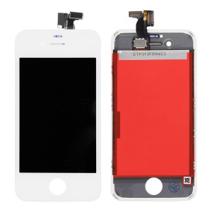 Teknonet Apple iPhone 4S Uyumlu AA Kalite Lcd+Dokunmatik+Çıtalı (Beyaz) VR-2630