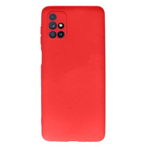 Nettech Samsung Galaxy M51 Uyumlu Nano Arka Koruma Kılıf (Kırmızı) NT-84244