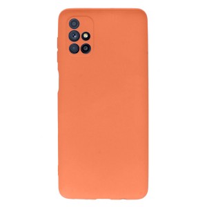 Nettech Samsung Galaxy M51 Uyumlu Nano Arka Koruma Kılıf (Turuncu) NT-84241