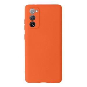 Nettech Samsung Galaxy S20 FE Uyumlu Nano Arka Koruma Kılıf (Turuncu) NT-84275