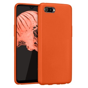 Nettech Realme C2 Uyumlu Nano Arka Koruma Kılıf (Turuncu) NT-84271