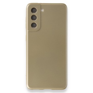 Nettech Samsung Galaxy S21 Uyumlu Suide Arka Koruma Kılıf (Gold) NT-84357