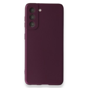 Nettech Samsung Galaxy S21 Uyumlu Suide Arka Koruma Kılıf (Mürdüm) NT-84341