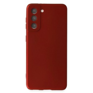Nettech Samsung Galaxy S21 Uyumlu Suide Arka Koruma Kılıf (Bordo) NT-84358