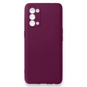 Nettech Oppo Reno 5 Pro Uyumlu Suide Arka Koruma Kılıf (Mürdüm) NT-84331