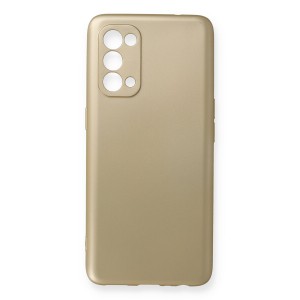 Nettech Oppo Reno 5 Uyumlu Suide Arka Koruma Kılıf (Gold) NT-84371