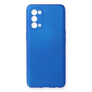 Nettech Oppo Reno 5 Uyumlu Suide Arka Koruma Kılıf (Mavi) NT-84373