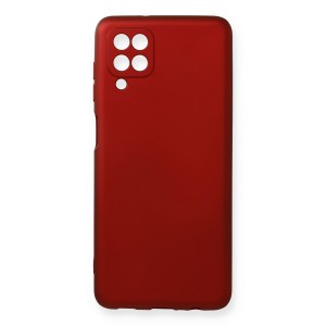 Nettech Samsung Galaxy A12 Uyumlu Suide Arka Koruma Kılıf (Bordo) NT-84348