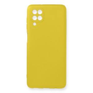Nettech Samsung Galaxy A12 Uyumlu Suide Arka Koruma Kılıf (Sarı) NT-84351