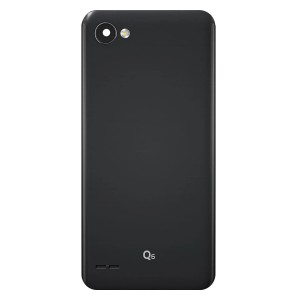 Teknonet LG Q6 Uyumlu NT-84406 Kamera Camlı Batarya Kapağı (Siyah) NT-84406