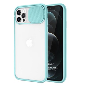 Nettech Apple iPhone 11 Pro Uyumlu Buzlu Kızaklı Kamera Korumalı Arka Koruma Kılıf (Turkuaz) NT-84575