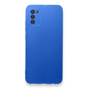 Nettech Samsung Galaxy A02S Uyumlu Suide Arka Koruma Kılıf (Mavi) NT-84780