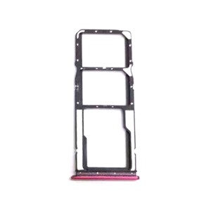 Teknonet Xiaomi Redmi 8A Uyumlu Hafıza Kart + Sim Metali (Kırmızı) NT-84314