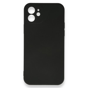 Nettech Apple iPhone 12 Uyumlu Nano Arka Koruma Kılıf (Siyah) NT-84980
