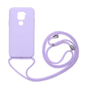 Nettech Xiaomi Redmi Note 9 Uyumlu ipli Nano Arka Koruma Kılıf (Mor) NT-85042