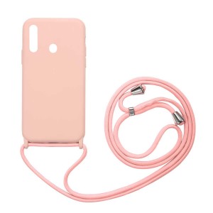 Nettech Samsung Galaxy A20S Uyumlu ipli Nano Arka Koruma Kılıf (Krem) NT-85057