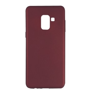 Nettech Samsung Galaxy A530 A8 2018 Uyumlu Suide Arka Koruma Kılıf (Bordo) VR-1477