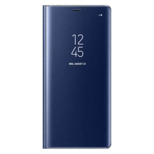 Nettech Xiaomi Mi 9 Uyumlu Clear View Aynalı Kapaklı Kılıf (Lacivert) NT-85584