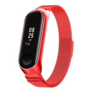 Nettech Xiaomi Mi Band 5 Uyumlu Silikon Kordon (Kırmızı) NT-85366