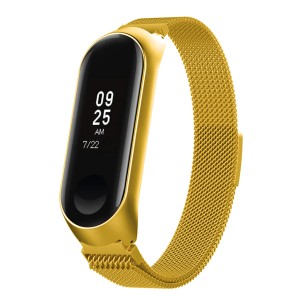 Nettech Xiaomi Mi Band 5 Uyumlu Silikon Kordon (Sarı) NT-85368