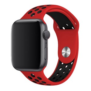 Nettech Apple Watch Seri 40/38 mm Uyumlu Silikon Kordon (Kırmızı) NT-85346