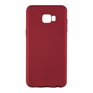 Nettech Samsung Galaxy C5010 C5 Pro Uyumlu Arka Koruma Arka Koruma Kılıf (Bordo) VR-1529