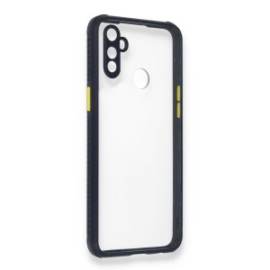 Nettech Realme C3 Uyumlu Kamera Lens Korumalı Arka Koruma Kılıf (Lacivert) NT-85260