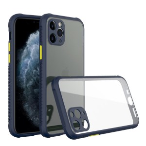 Nettech Apple iPhone 11 Pro Uyumlu Kamera Lens Korumalı Arka Koruma Kılıf (Lacivert) NT-85299