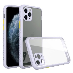 Nettech Apple iPhone 11 Pro Uyumlu Kamera Lens Korumalı Arka Koruma Kılıf (Lila) NT-85300