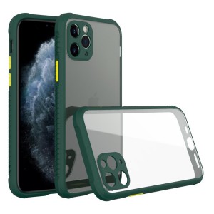 Nettech Apple iPhone 11 Pro Uyumlu Kamera Lens Korumalı Arka Koruma Kılıf (Yeşil) NT-85298