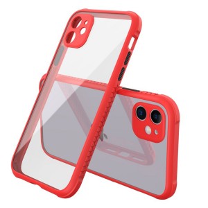 Nettech Apple iPhone 11 Uyumlu Kamera Lens Korumalı Arka Koruma Kılıf (Kırmızı) NT-85220