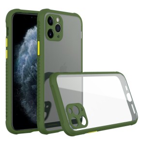 Nettech Apple iPhone 11 Pro Max Uyumlu Kamera Lens Korumalı Arka Koruma Kılıf (Yeşil) NT-85294