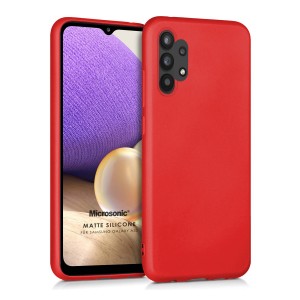 Nettech Samsung Galaxy A32 Uyumlu Trend Seri Arka Koruma Kılıf (Kırmızı) NT-85766