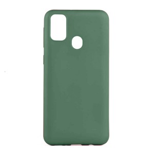 Nettech Samsung Galaxy M30S Uyumlu Suide Arka Koruma Kılıf (Koyu Yeşil) VR-20572