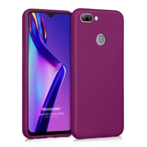 Nettech Oppo A5s Uyumlu Nano Arka Koruma Kılıf (Mürdüm) NT-81946