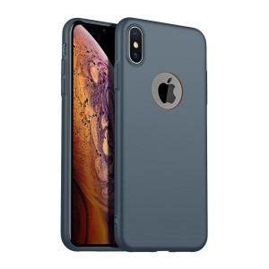 Nettech Apple iPhone XS Max Uyumlu Suide Arka Koruma Kılıf (Füme) NT-81690