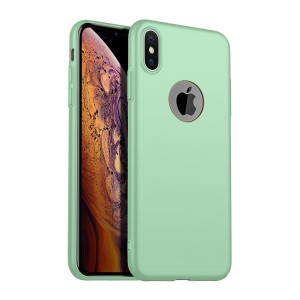 Nettech Apple iPhone XS Max Uyumlu Suide Arka Koruma Kılıf (Yeşil) NT-81686