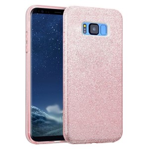 Nettech Samsung Galaxy G955 S8 Plus Uyumlu Simli Arka Koruma Kılıf (Çeşitli Renk) VR-6285