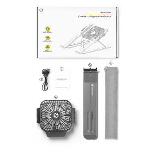 Nettech Stand Plastik Portatif Fan (Uzay Grisi) NT-86083