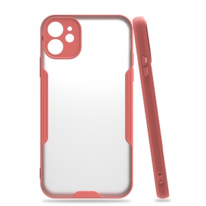 Nettech Apple iPhone 11 Uyumlu Platin Seri Arka Koruma Kılıf (Pembe) NT-86027