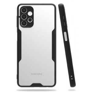 Nettech Samsung Galaxy A32 Uyumlu Platin Seri Arka Koruma Kılıf (Siyah) NT-86007