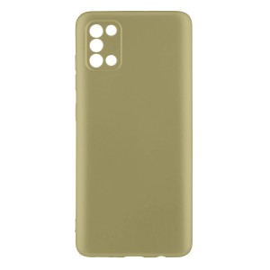 Nettech Samsung Galaxy A31 Uyumlu Suide Arka Koruma Kılıf (Gold) NT-86097