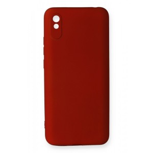 Nettech Xiaomi Redmi 9A Uyumlu Suide Arka Koruma Kılıf (Bordo) NT-86124